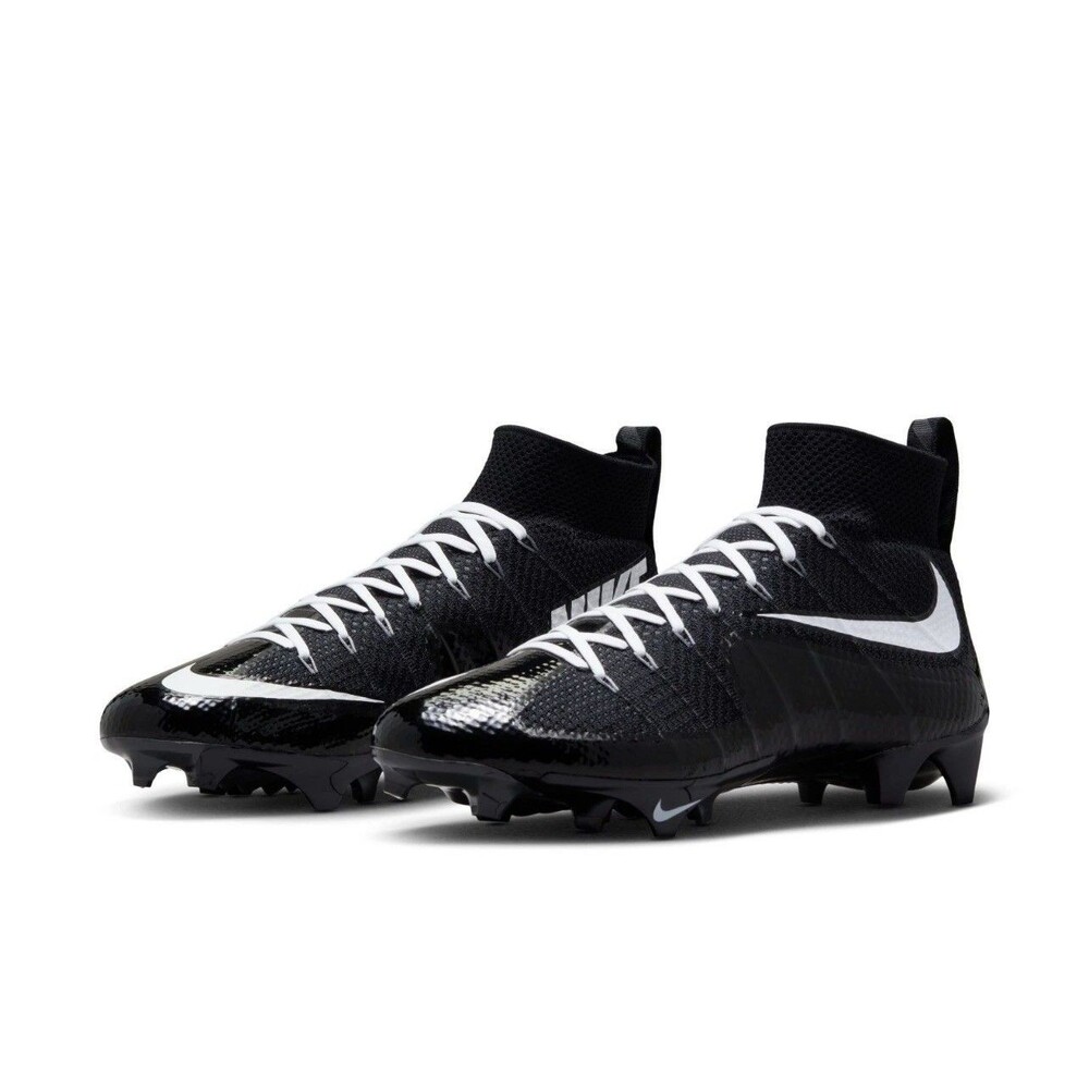 Mens Sz 6 Nike Vapor Edge 360 Untouchable Football Cleats Black White